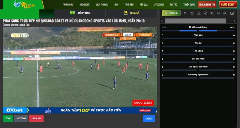 Mitom TV giúp anh em cháy cùng bóng đá mỗi ngày với chất lượng trực tiếp như mơ và kết quả real-time