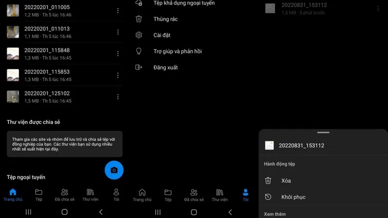 Phần mềm bên thứ ba có thể đọc backup hoặc trích xuất dữ liệu, nhưng không bảo đảm phục hồi mọi ảnh đã mất.