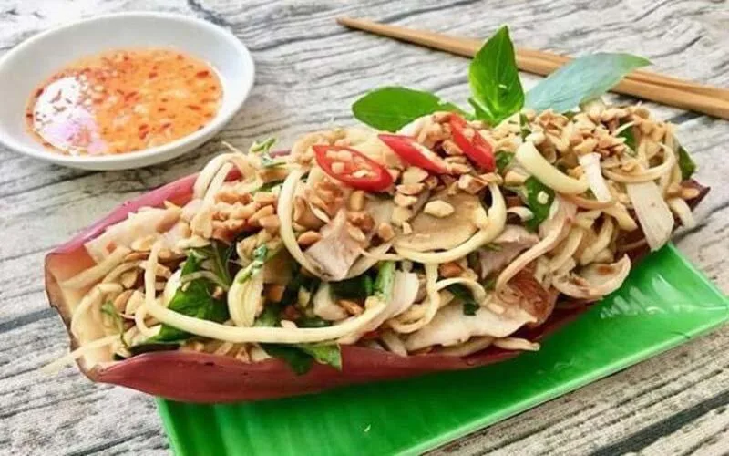 cach lam nom hoa chuoi gion ngon don gian ngay tai nha